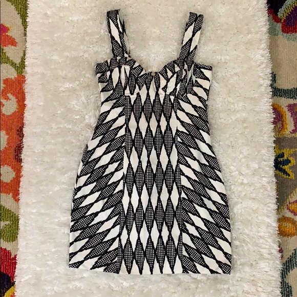 ASOS Dresses & Skirts - ASOS graphic cut out mini dress